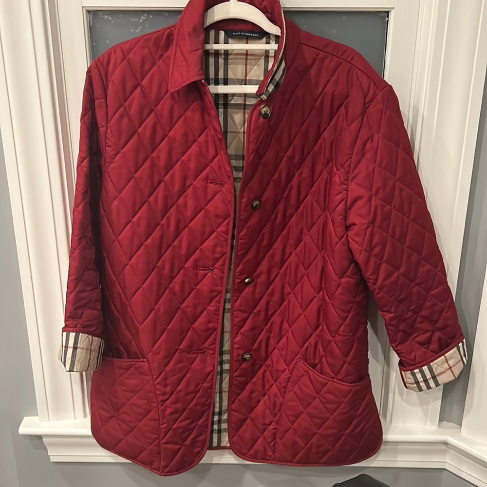 Burberry Diamond Quilt Barn Jacket
